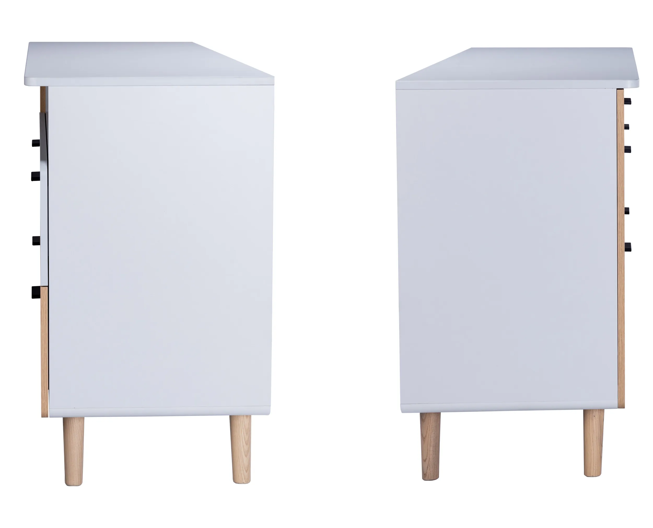6-teiliges Babymöbel-Set LOVIS mit 3-trg. Kleiderschrank und breiter Wickelkommode