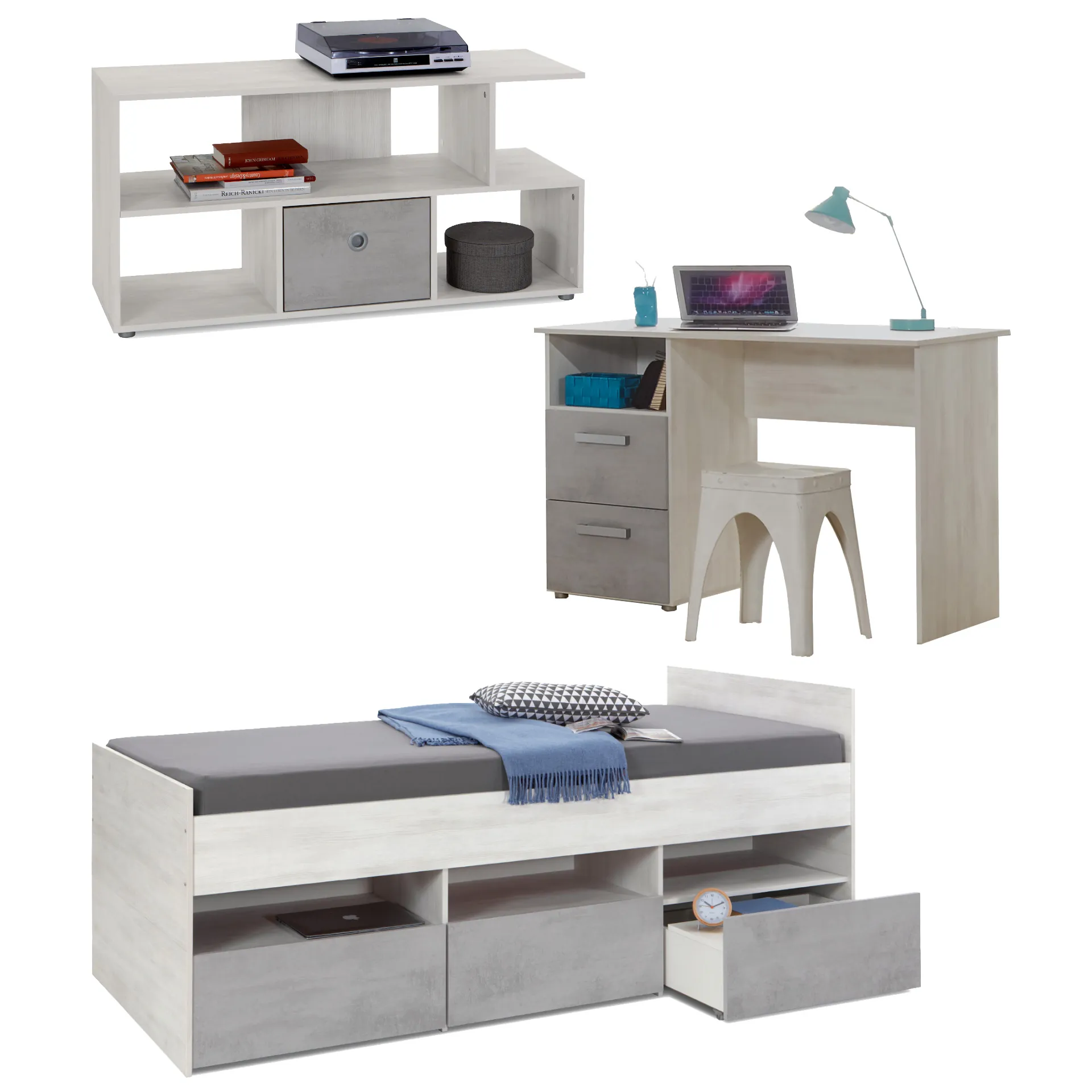 3-teiliges Jugendzimmer-Sparset »Insa«