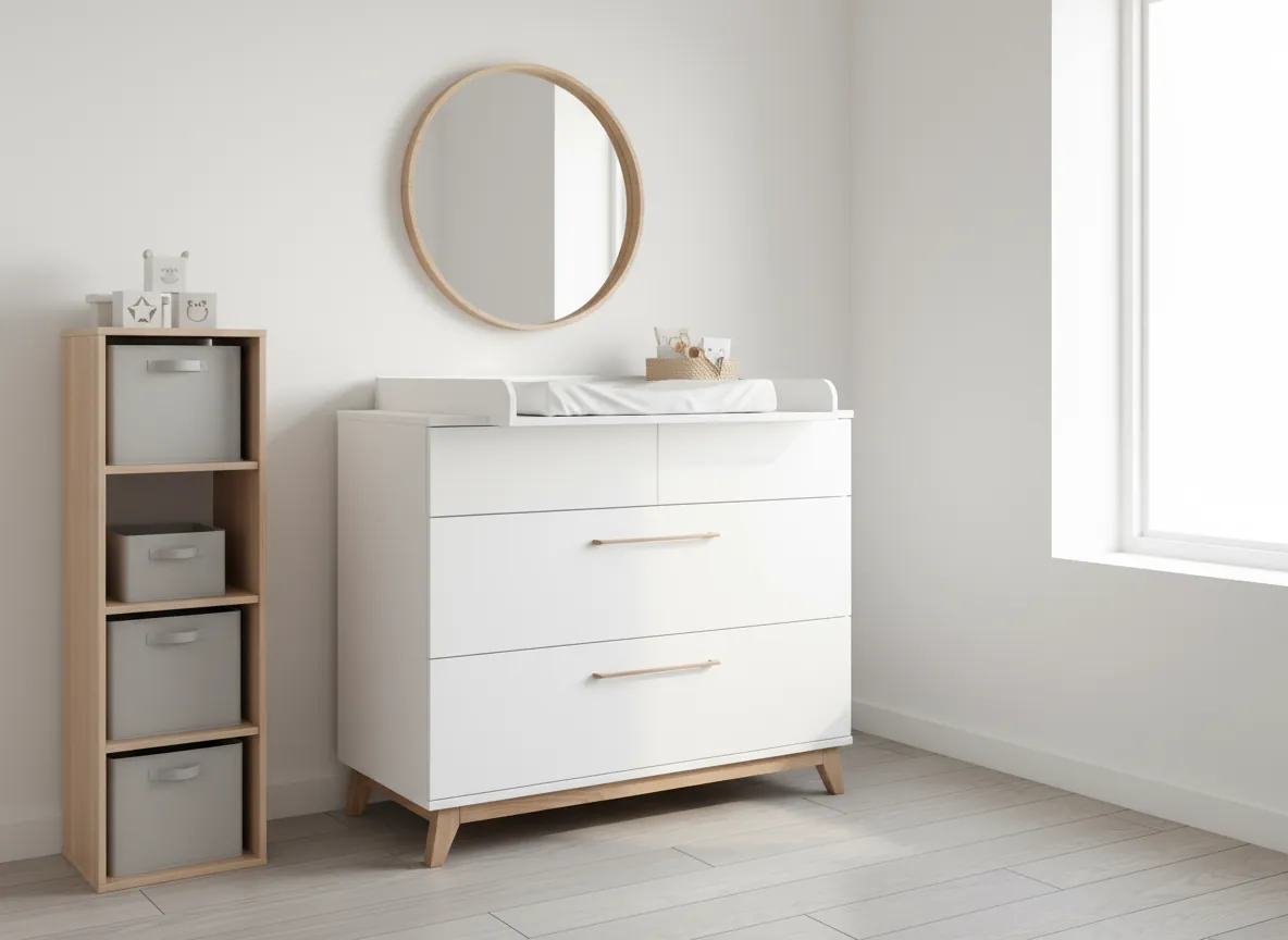 Wickelkommode mit abnehmbarem Wickelaufsatz »Lina«