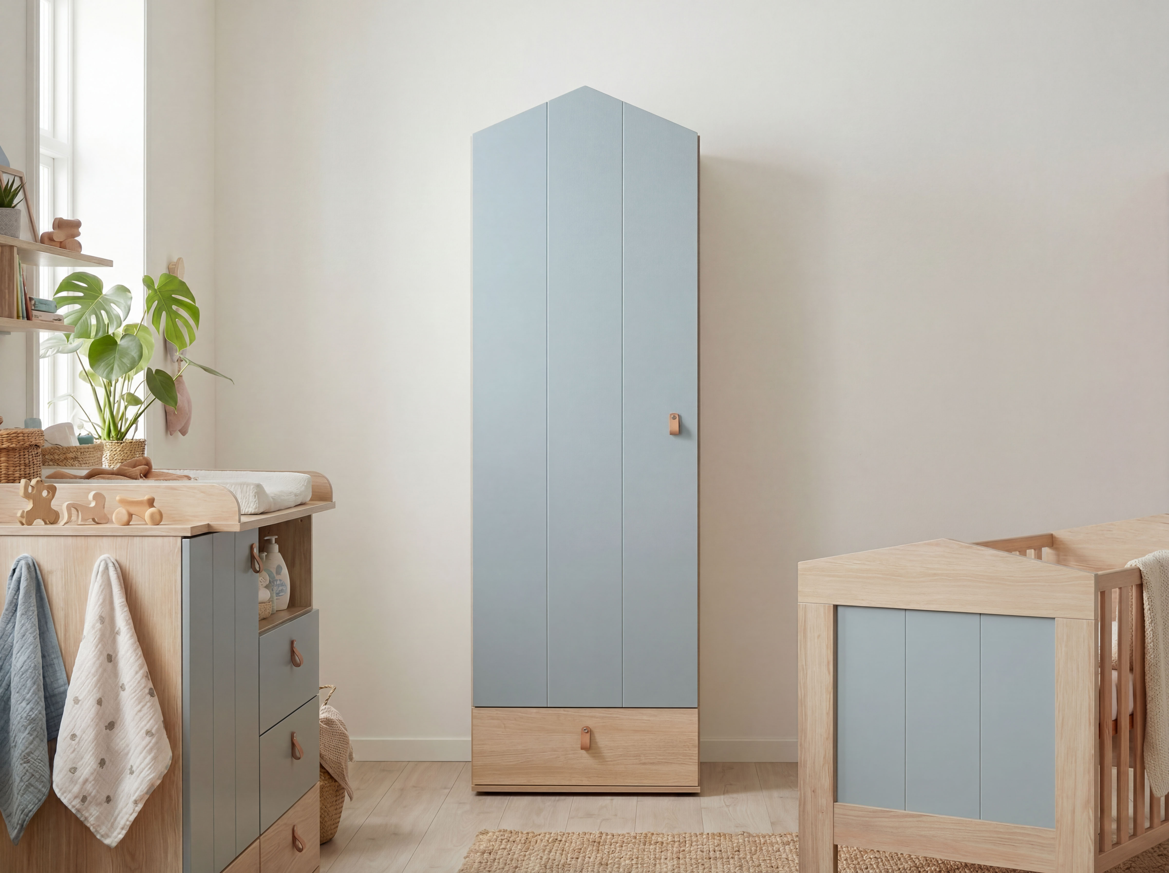 Kleiderschrank 1-türig »Roofy«