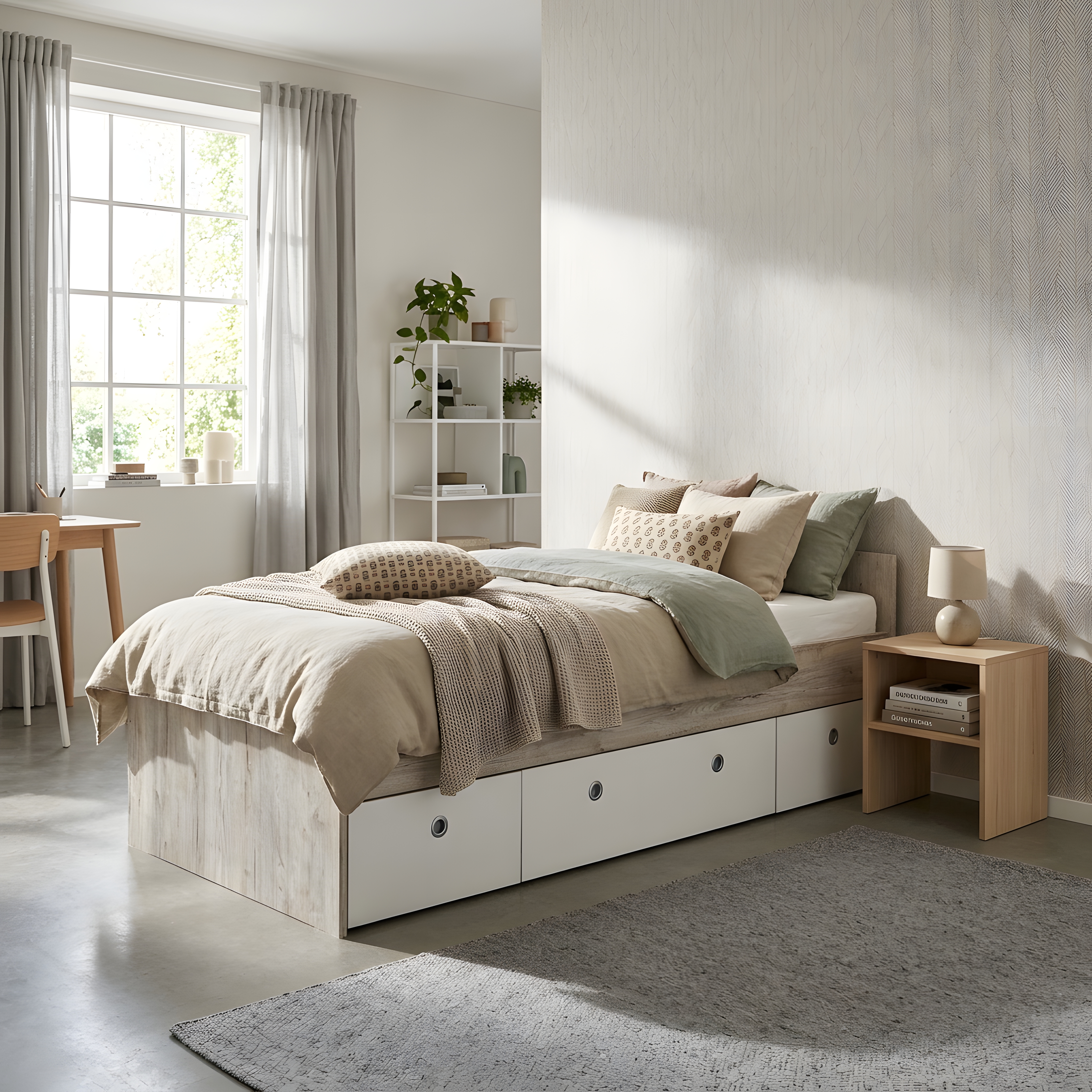 Jugendbett BENTE in Eiche-Sand-NB | Arthur Berndt