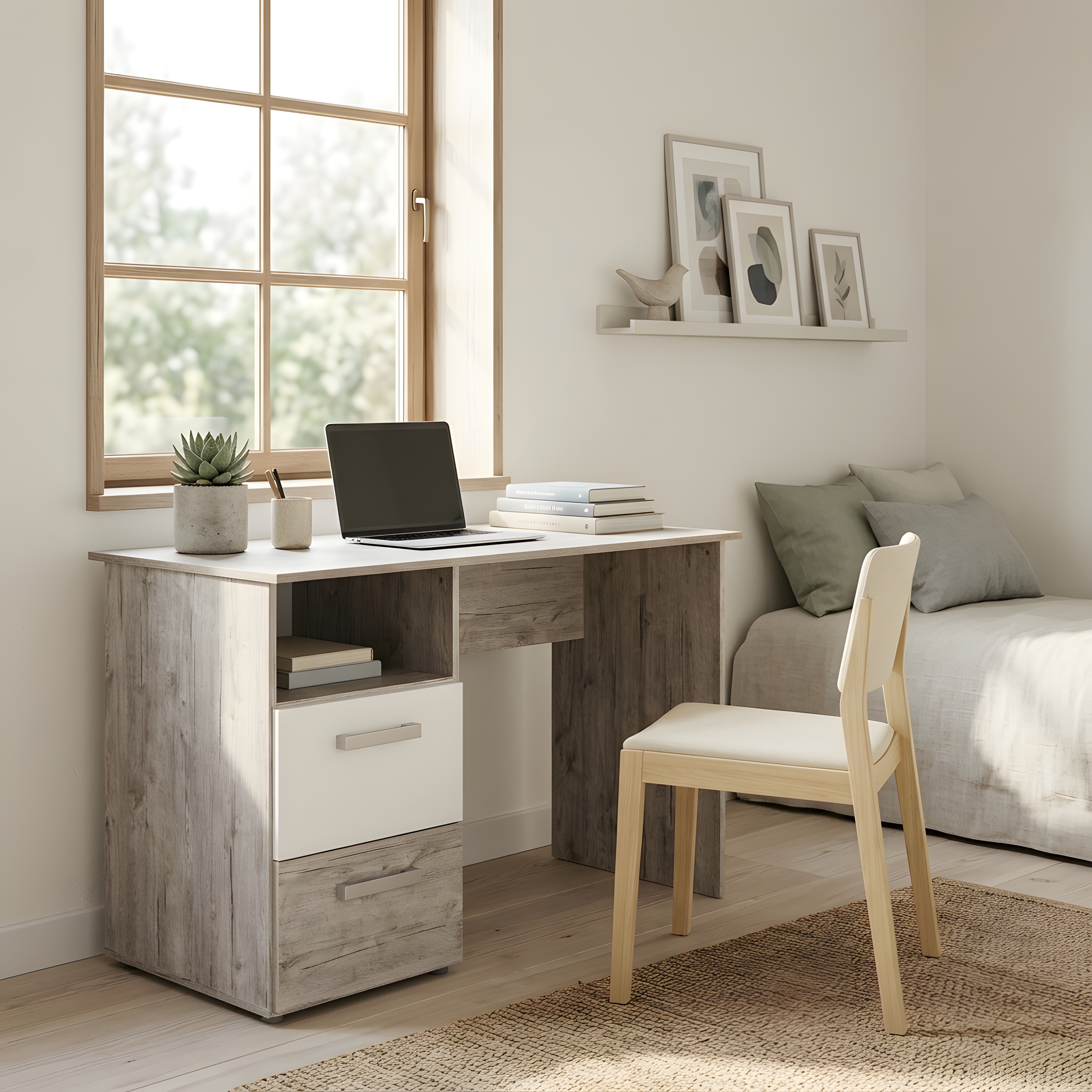 Schreibtisch BENTE in Eiche-Sand-NB | Arthur Berndt